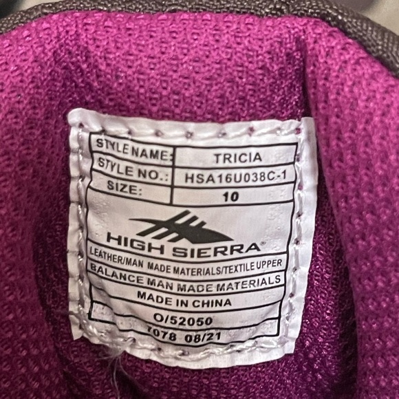 High Sierra Trekker Women's Waterproof Hiking Boots Womens Size 10 - Picture 4 of 8